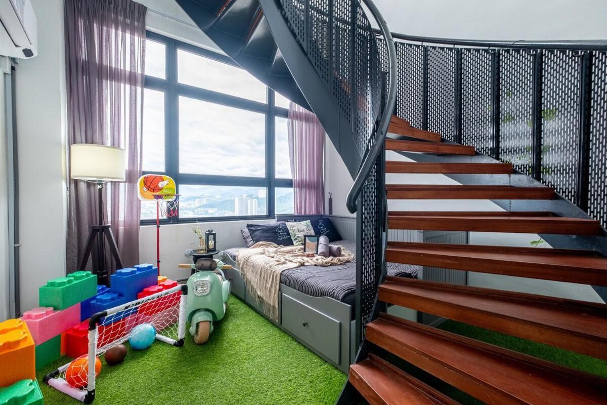 Pangsapuri Luxury Penthouse Astoria 2floor 11pax 4br Kidspool *