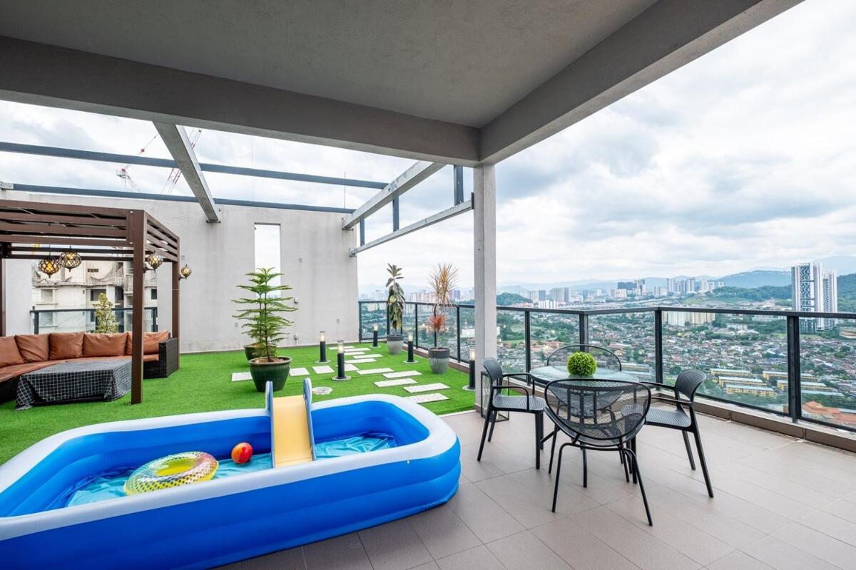 Pangsapuri Luxury Penthouse Astoria 2floor 11pax 4br Kidspool